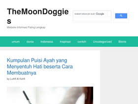 'moondoggiesmusic.com' screenshot