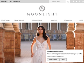 'moonlightbridal.com' screenshot