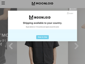 'moonloid-store.jp' screenshot