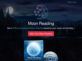 'moonreading.com' screenshot