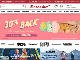 'moosejaw.com' screenshot