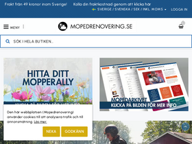 'mopedrenovering.se' screenshot