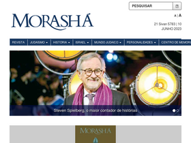 'morasha.com.br' screenshot