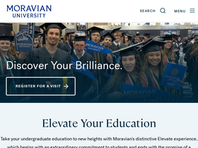 'moravian.edu' screenshot