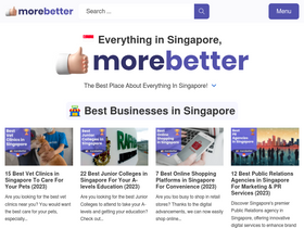 'morebetter.sg' screenshot