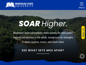 'moreheadstate.edu' screenshot