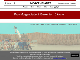 'morgenbladet.no' screenshot