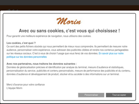 'morinfrance.com' screenshot