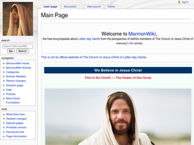 'mormonwiki.com' screenshot