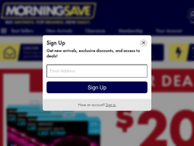 'morningsave.com' screenshot