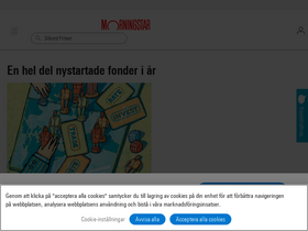 'morningstar.se' screenshot