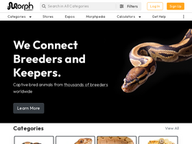 'morphmarket.com' screenshot