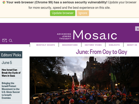 'mosaicmagazine.com' screenshot