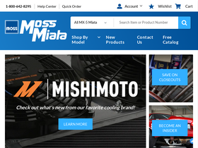 'mossmiata.com' screenshot