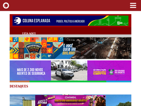'mossorohoje.com.br' screenshot
