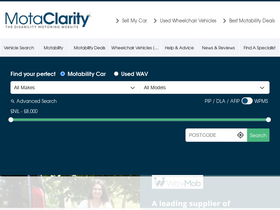 'motaclarity.co.uk' screenshot