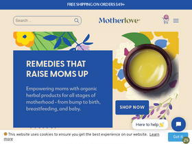'motherlove.com' screenshot