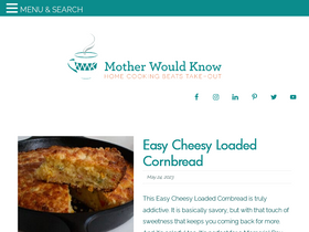 'motherwouldknow.com' screenshot