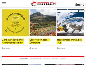 'moto.ch' screenshot