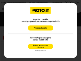 'moto.it' screenshot