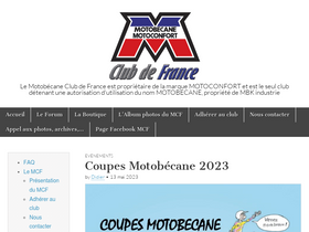 'motobecane-club-de-france.fr' screenshot