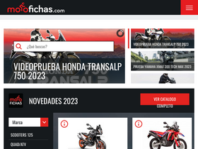 'motofichas.com' screenshot