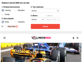 'motohigh.pl' screenshot