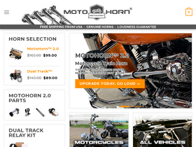 'motohorn.com' screenshot