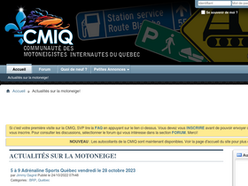 'motoneigeauquebec.com' screenshot
