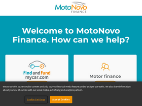 'motonovofinance.com' screenshot