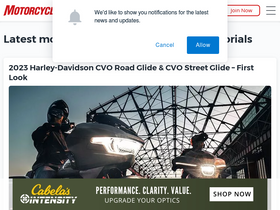 'motorcycle.com' screenshot