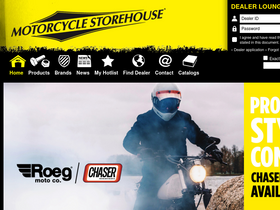 'motorcyclestorehouse.com' screenshot