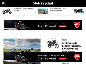 'motorcyclistonline.com' screenshot