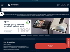 'motorola.es' screenshot