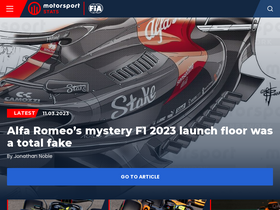 'motorsportstats.com' screenshot