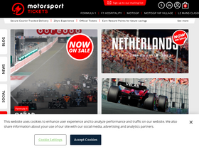 'motorsporttickets.com' screenshot