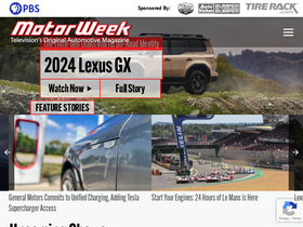 'motorweek.org' screenshot