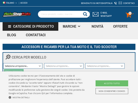 'motoshopitalia.com' screenshot