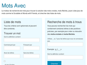 'motsavec.fr' screenshot