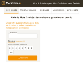 'motscroises.fr' screenshot
