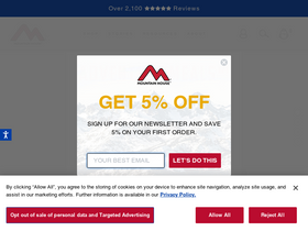 'mountainhouse.com' screenshot