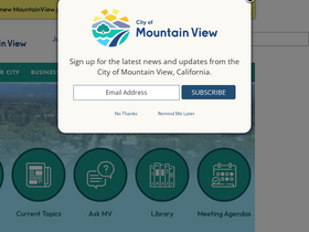 'mountainview.gov' screenshot