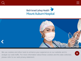 'mountauburnhospital.org' screenshot
