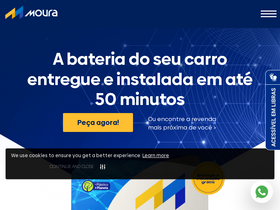 'moura.com.br' screenshot