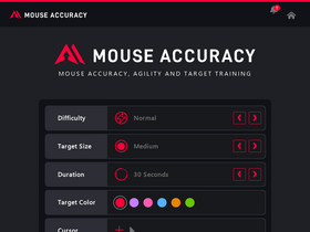 'mouseaccuracy.com' screenshot