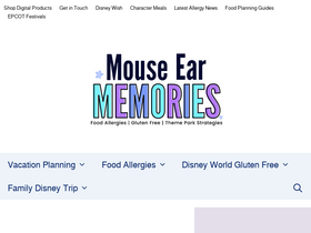 'mouseearmemories.com' screenshot