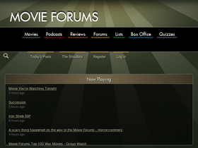 'movieforums.com' screenshot