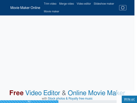 'moviemakeronline.com' screenshot