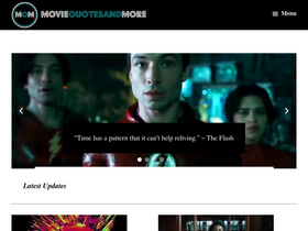 'moviequotesandmore.com' screenshot