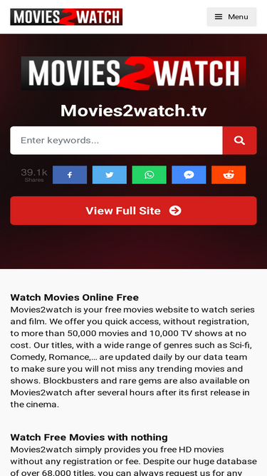 movies2watch.tv Competitors & Alternative Sites Like movies2watch.tv |  Similarweb
